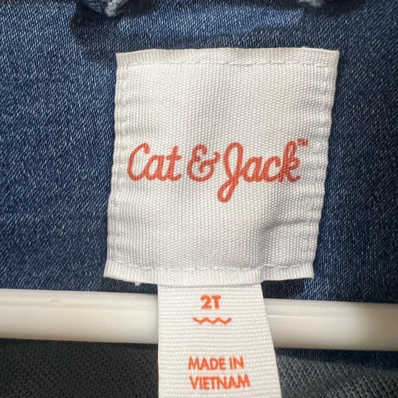 Cat & Jack 2T Denim Jean Jacket - Picture 3 of 3